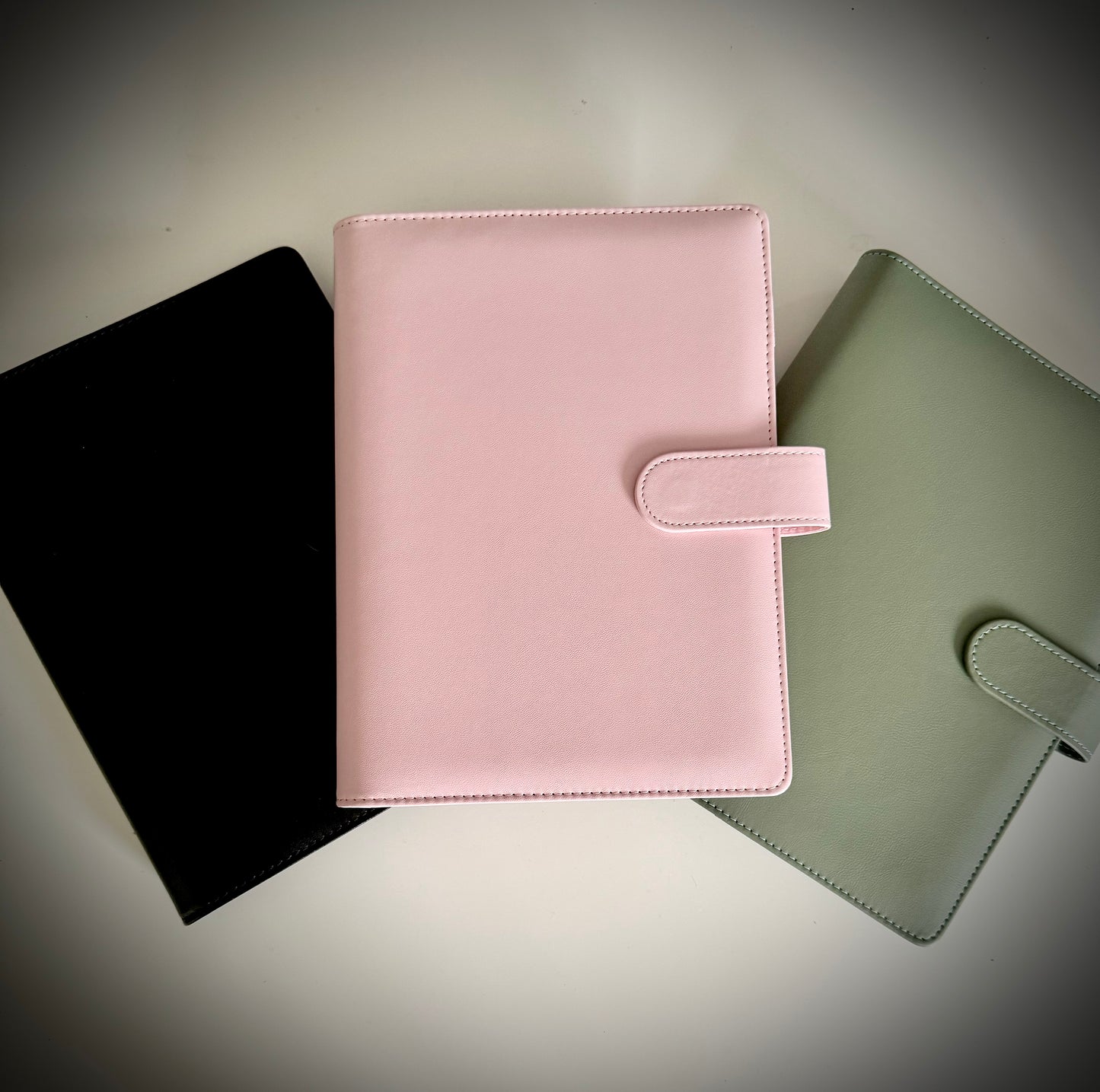 The pastel pink journal cover