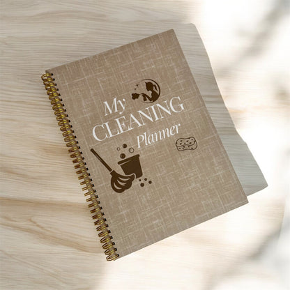 A4 cleaning planner